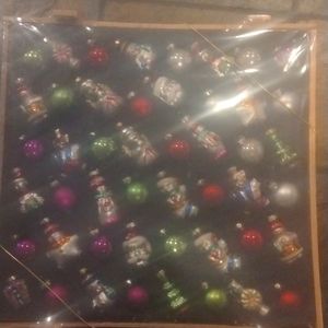 48 piece blown glass ornament set unopened brand new